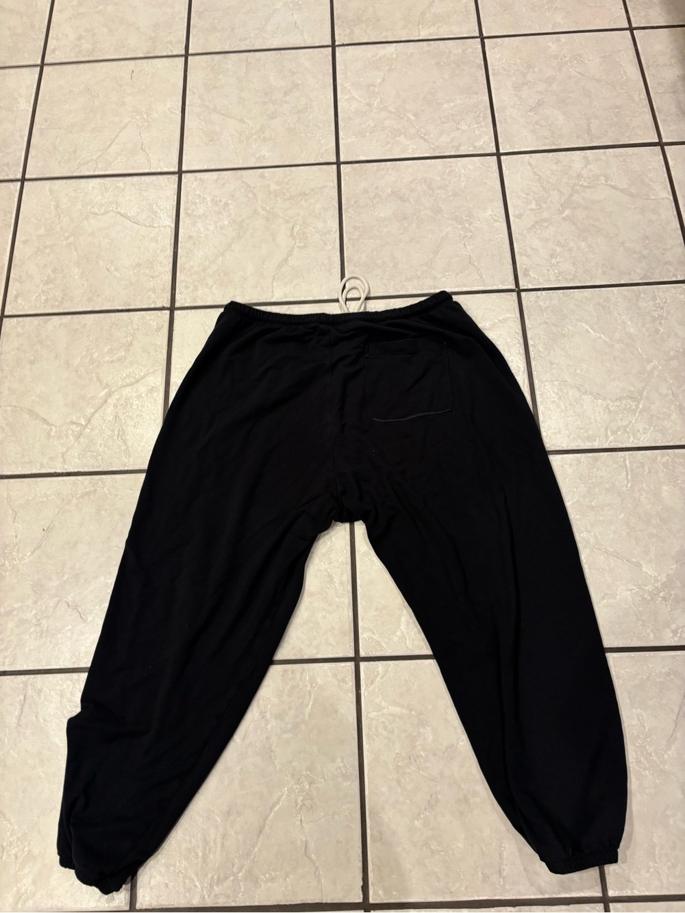 Black Drawstring Jogger Pants AERIE XL WITH BACK POCKET - Picture 3 of 5